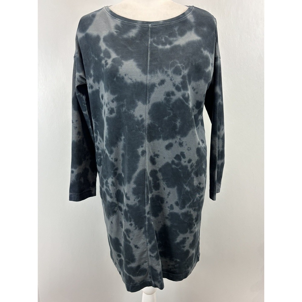 J. Jill Pure Jill Cloud Tie Dyed Tunic Dress Sz Small Petite Pockets Casual